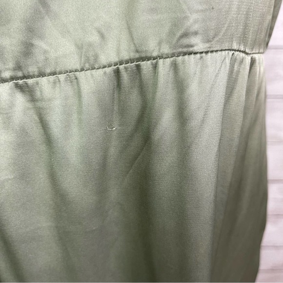 Area Stars One Shoulder Bow Tie Satin Maxi Dress - Picture 8 of 8